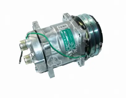 kompresor UNI SANDEN 5H14, řemenice 132 mm - 2GA, 24V, připojení Rotalock Horizontal